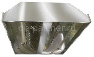 ЗОНТ ВЫТЯЖНОЙ ЦЕНТРАЛЬНЫЙ ITERMA ЗВЦ-1000х1000х450