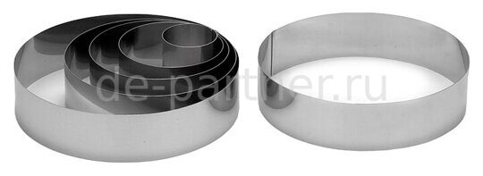 Кольцо кондитерское METAL CRAFT PW-I C 16 16х4,5 см, нерж. сталь